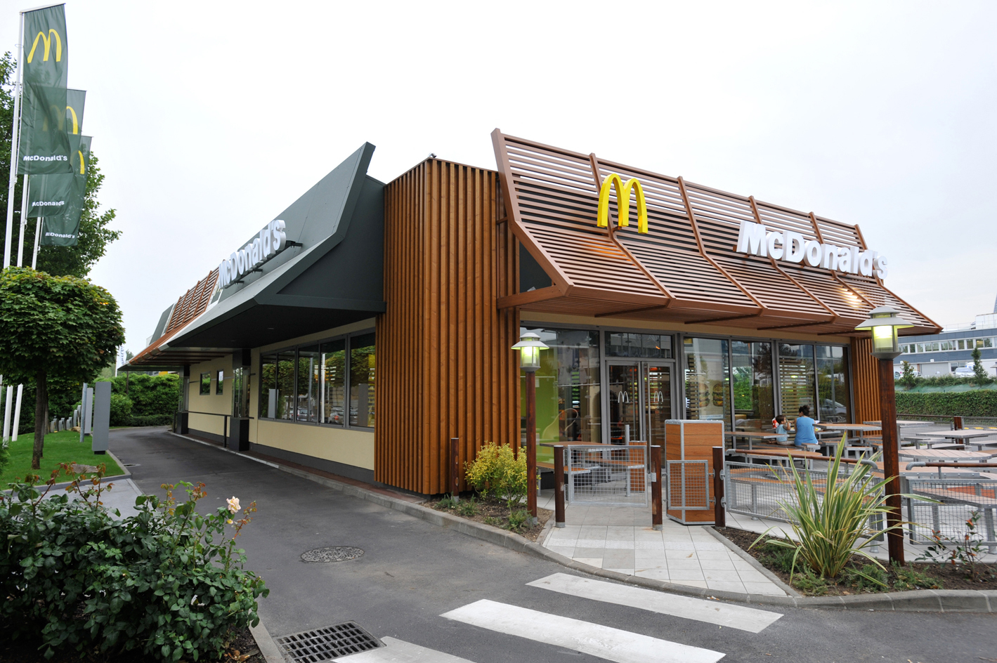 PHOTO: A McDonald's is seen in Nanterre, France.