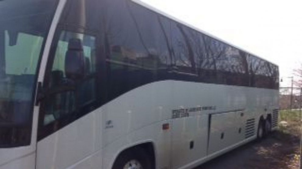 PHOTO: The MCI J4500 team bus, included as part of the Newark Bears' liquidation sale.