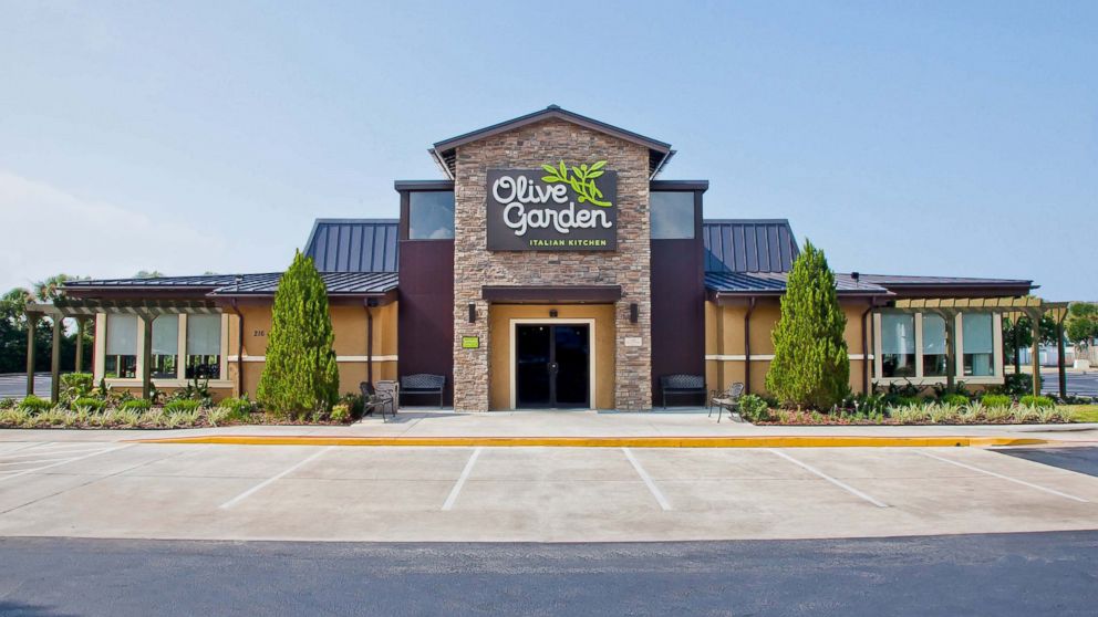 The Olive Garden restaurant is seen here in this undated file photo.
