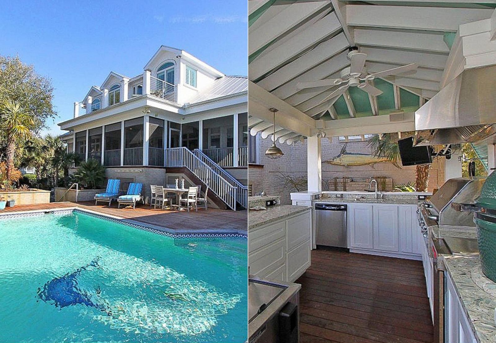 Homes For Sale With Cool Outdoor Kitchens Photos Abc News
