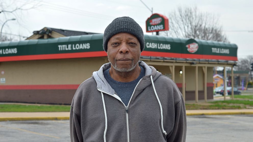 PHOTO: Elliott Clark, of Kansas City, Missouri, said he borrowed five $500 payday loans that cost him $50,000 in interest. 
