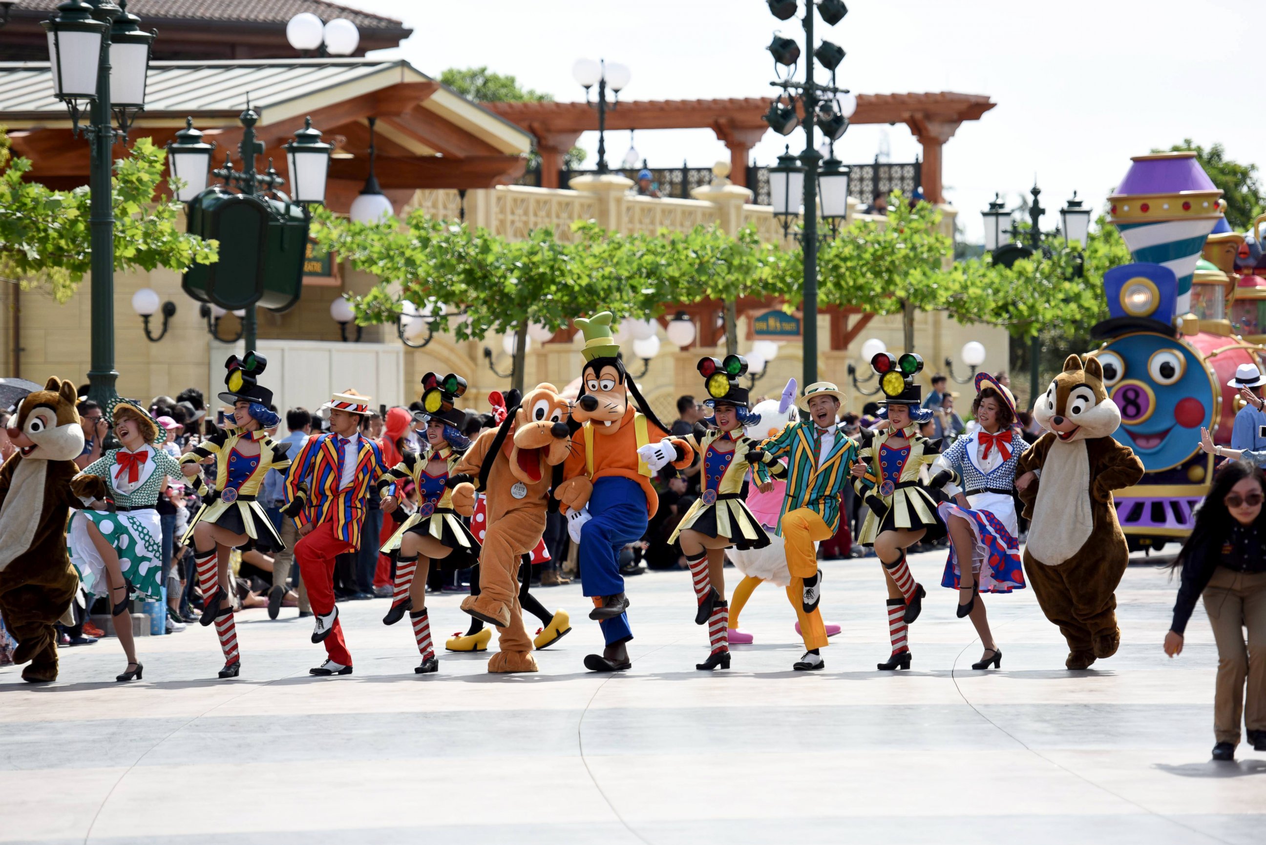 PHOTO: Characters parade through Shanghai Disney.