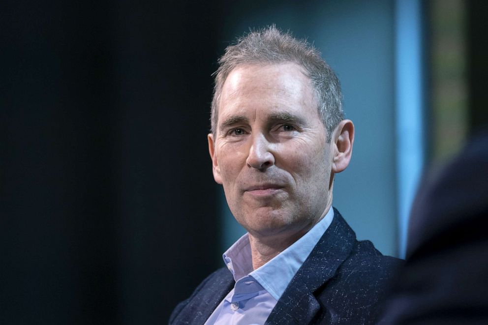 PHOTO: Andy Jassy, chief executive officer of Amazon.Com Inc., during the GeekWire Summit in Seattle, Oct. 5, 2021. 