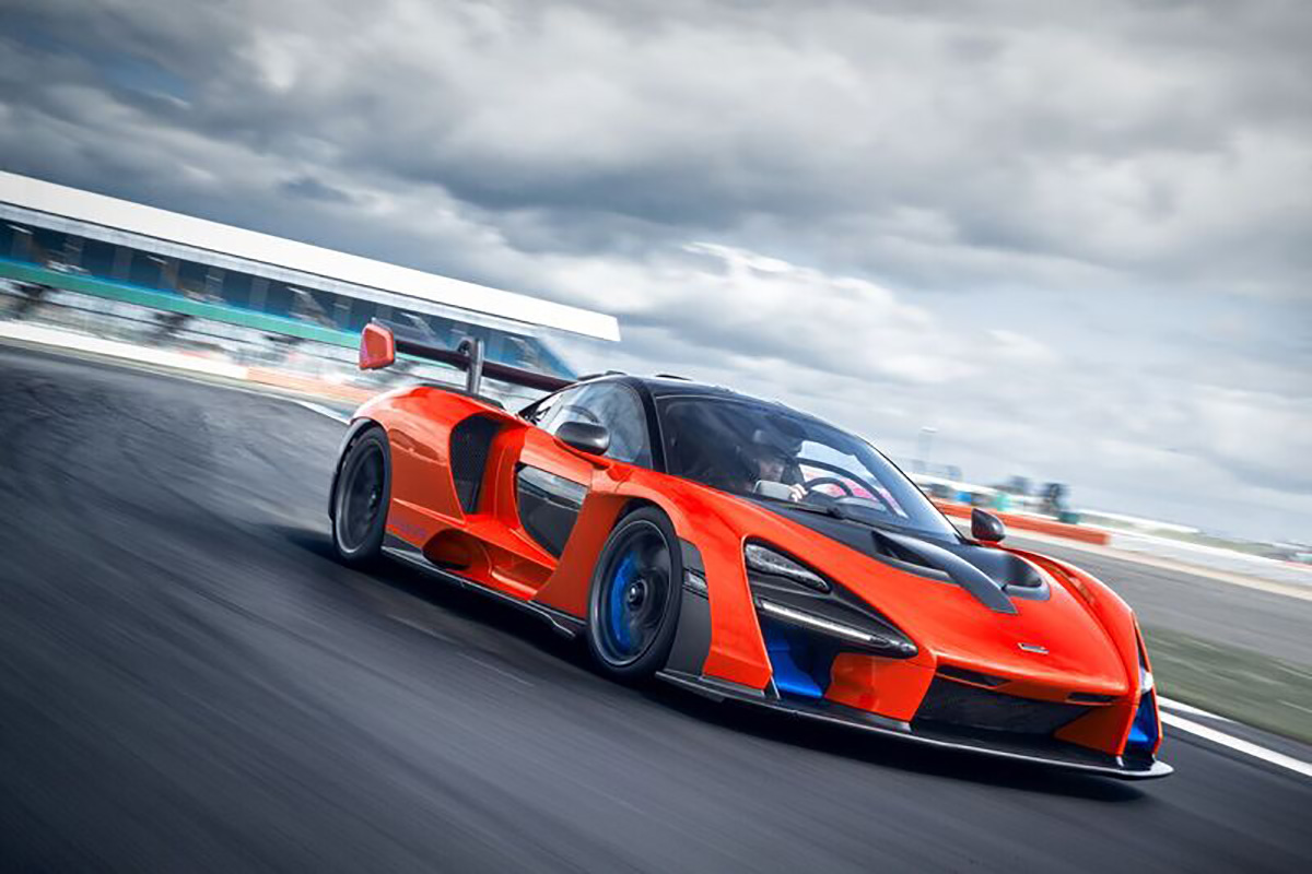 PHOTO:  The McLaren Senna, with a twin-turbo V8 engine, hits 0-62 mph in 2.8 seconds.