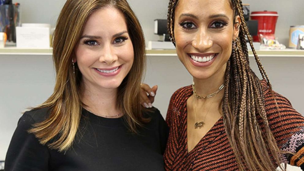 PHOTO: ABC News' Rebecca Jarvis with Elaine Welteroth for "No Limits with Rebecca Jarvis" podcast.