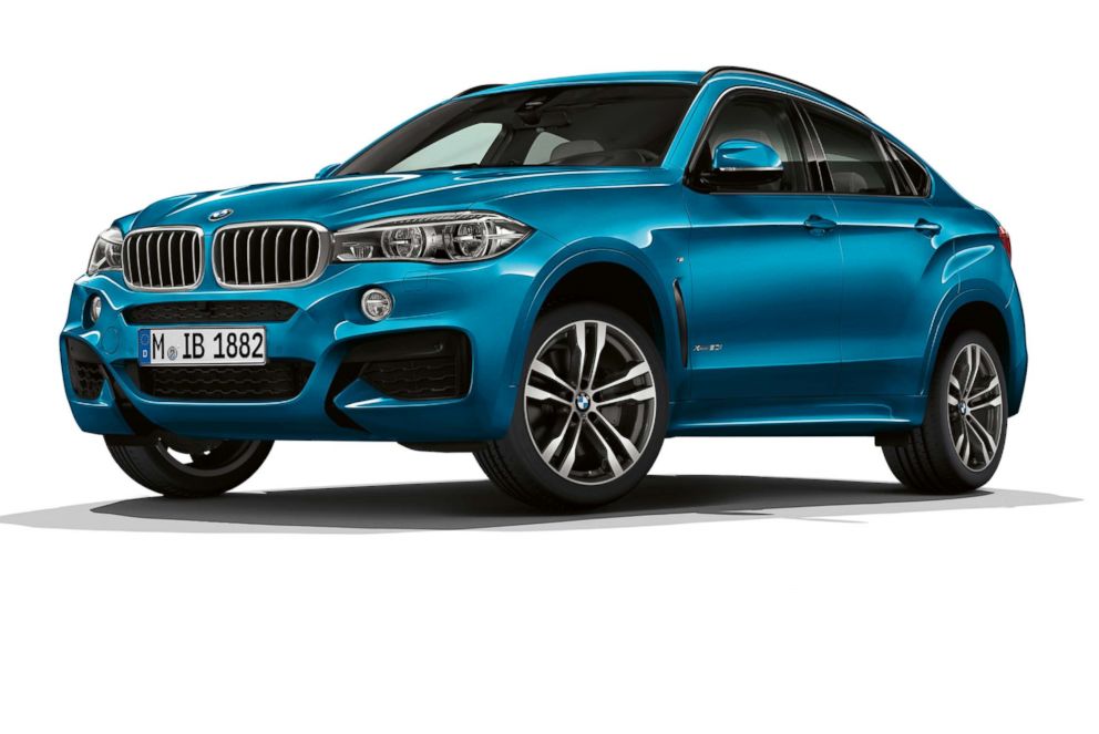 The BMW X6 M is seen here.