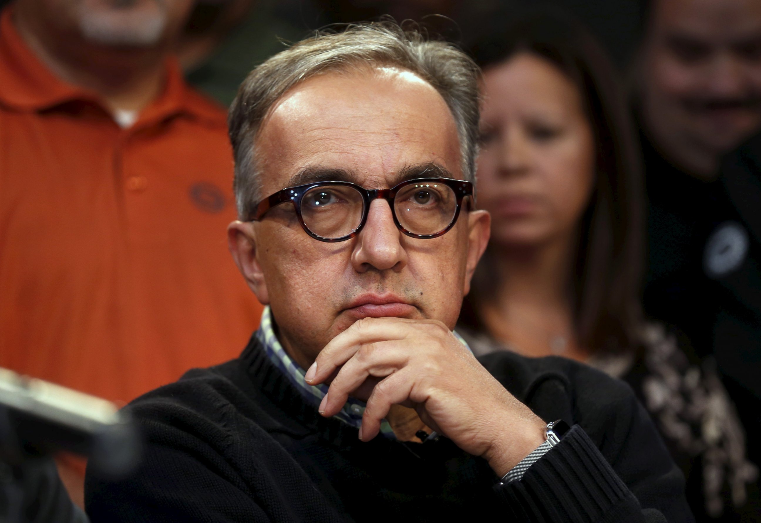 PHOTO:Fiat Chrysler Automobiles CEO Sergio Marchionne attends a news conference announcing a tentative agreement with the United Auto Workers, Sept. 15, 2015, in Detroit. 