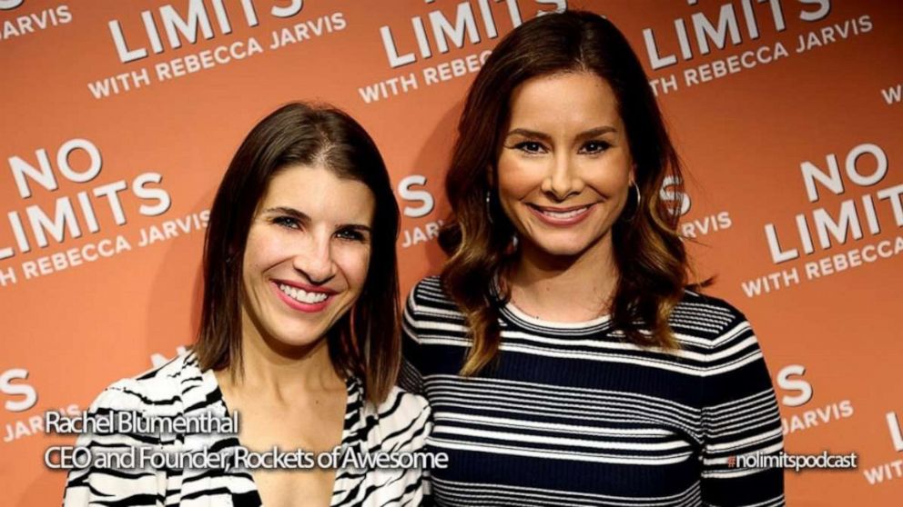 PHOTO: ABC News' Rebecca Jarvis with Rockets of Awesome founder and CEO Rachel Blumenthal