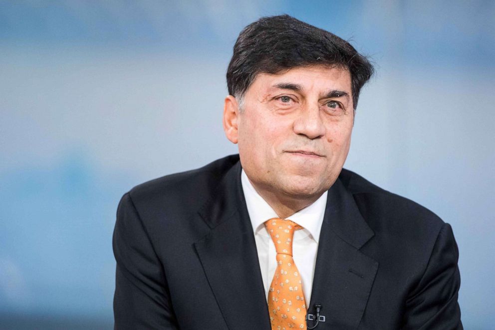 PHOTO: Rakesh Kapoor, President and CEO of Reckitt Benckiser Group Plc, pauses in an interview with Bloomberg Television in London, February 19, 2018. 