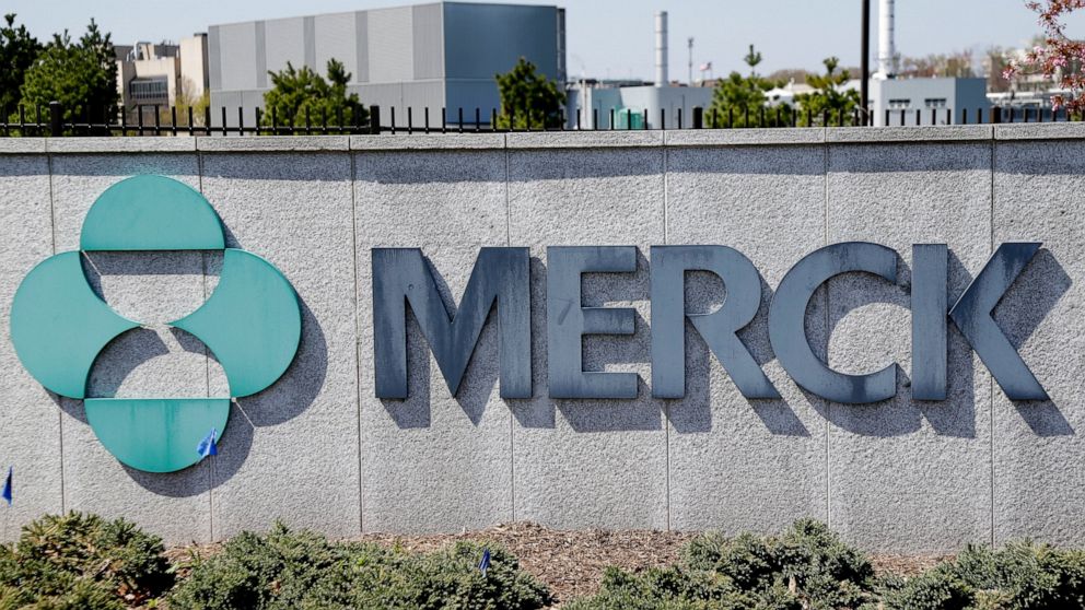 FILE- This May 1, 2018, file photo shows Merck corporate headquarters in Kenilworth, N.J. Merck posted a big fourth-quarter loss, mainly due to much higher spending on research, production and overhead, and announced longtime chief executive, Kenneth