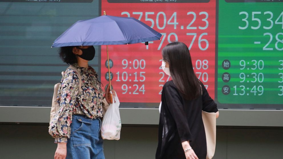 Asian stock markets rebound after Wall St falls from record