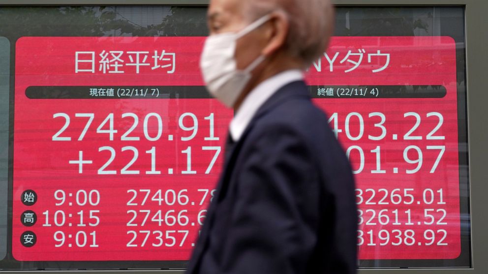Asian benchmarks advance as markets watch China, inflation