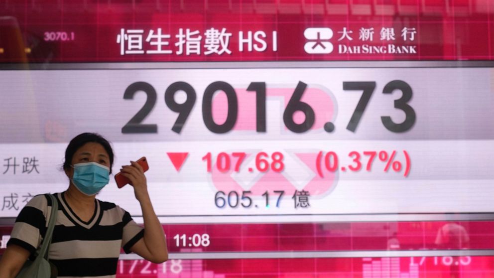 Asian stocks lower after Wall St ends May with gains