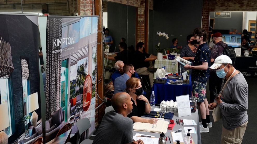 Jobless claims fall again for third straight week