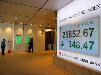 Asian markets mostly higher in quiet New Year's Eve trading