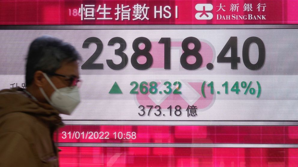 Asian stocks follow Wall St higher at start of holiday week