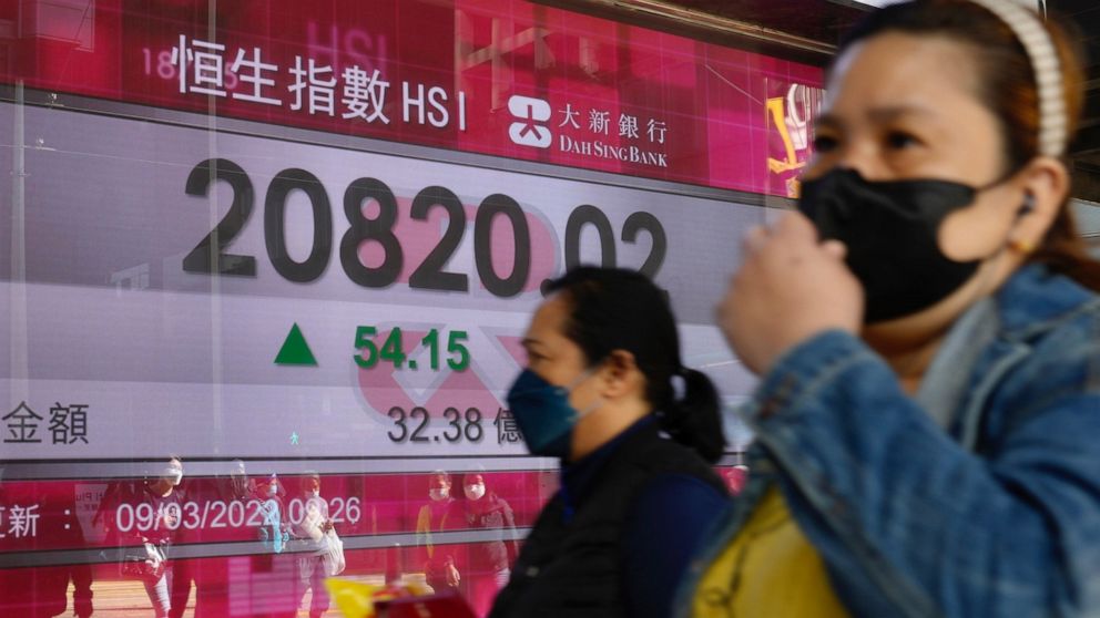 Asia stocks mixed after Wall St falls, US bans Russian oil