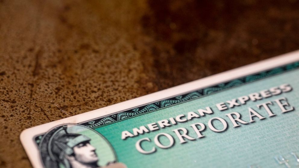 American Express profits fall slightly, but spending jumps