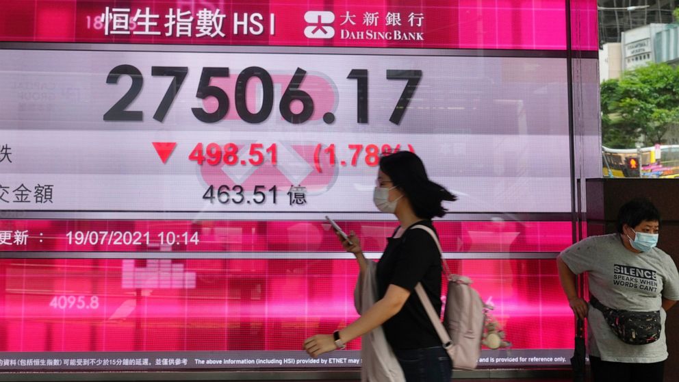 Asian shares fall on COVID-19 spread, Wall Street declines