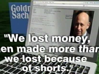 VIDEO: Matt Jaffe on the latest with financial reform, and Goldman Sachs.