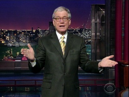VIDEO: David Letterman delivers stinging jokes, along with Jay Leno and Conan OBrien.
