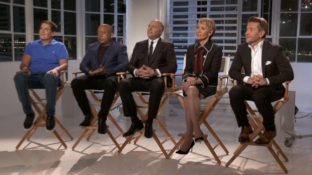 The sharks of ABC's "Shark Tank" appear during an interview for ABC News "20/20."