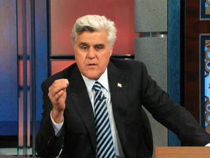 VIDEO: Jay Leno drops the jokes in discussing NBCs programming decisions.