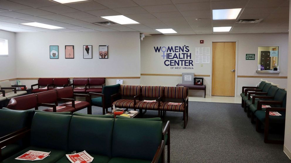 PHOTO: The waiting room of the Women's Health Center of West Virginia sits empty in Charleston, W.Va., June 29, 2022.
