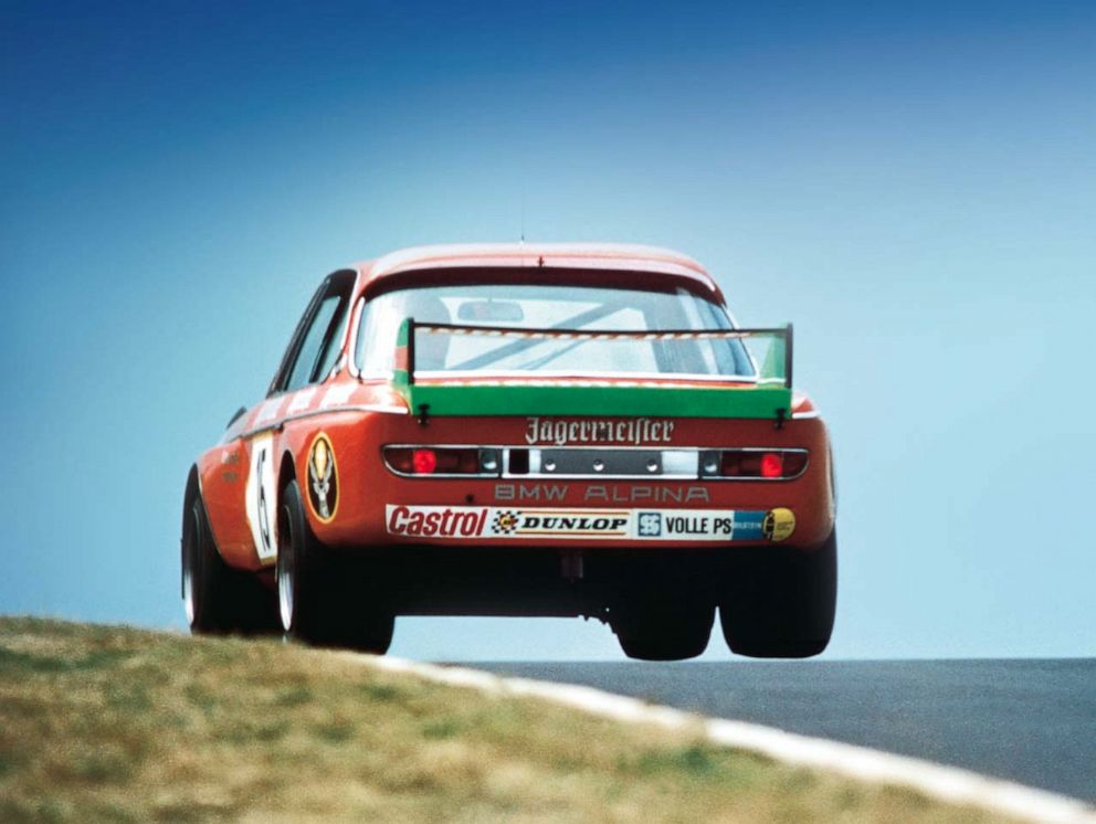 PHOTO: The BMW 3.5 CLS driven by Niki Lauda and Hans-Peter Joisten at the 6 Hours of Nurburgring race in 1973. Lauda set a lap record for touring cars in the qualifying session.