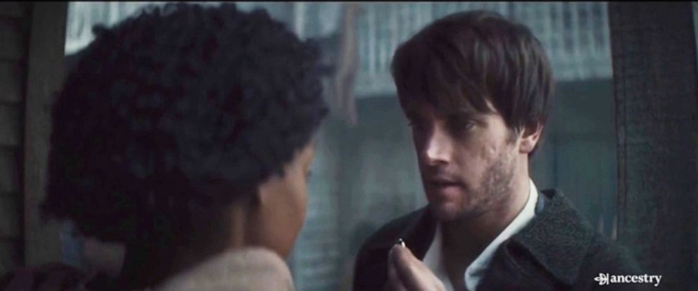 PHOTO: A mixed-race couple from the slavery era is depicted in an Ancestry DNA testing commercial titled, "Inseparable."