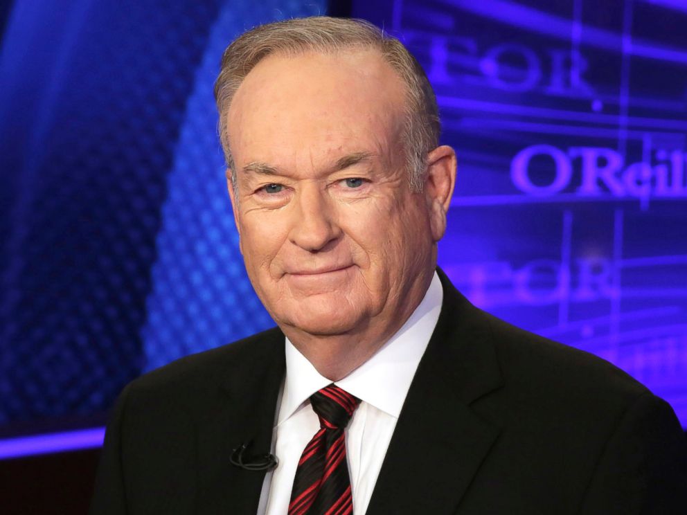 PHOTO: Bill O'Reilly of the Fox News Channel program "The O'Reilly Factor," poses for photos in New York, Oct. 1, 2015. O'Reilly did not discuss harassment allegations detailed against over the weekend in his first show back at work, April 3, 2017. 