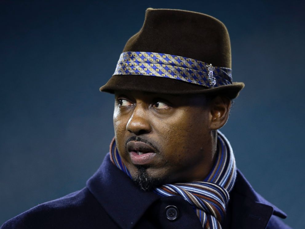 PHOTO: Former Philadelphia Eagles Brian Dawkins is seen before an NFL football wild-card playoff game between the Philadelphia Eagles and the New Orleans Saints, on Jan. 4, 2014, in Philadelphia.