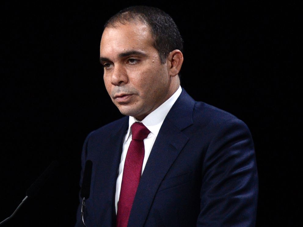 PHOTO: Prince Prinz Ali bin al-Hussein of Jordan speaks during the 65th FIFA Congress held at the Hallenstadion in Zurich, Switzerland, May 29, 2015.