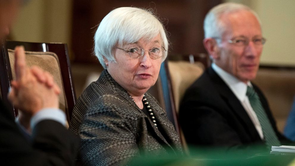 PHOTO: In this July 20, 2015, file photo, Federal Reserve Chair Janet Yellen presides over a meeting in Washington.