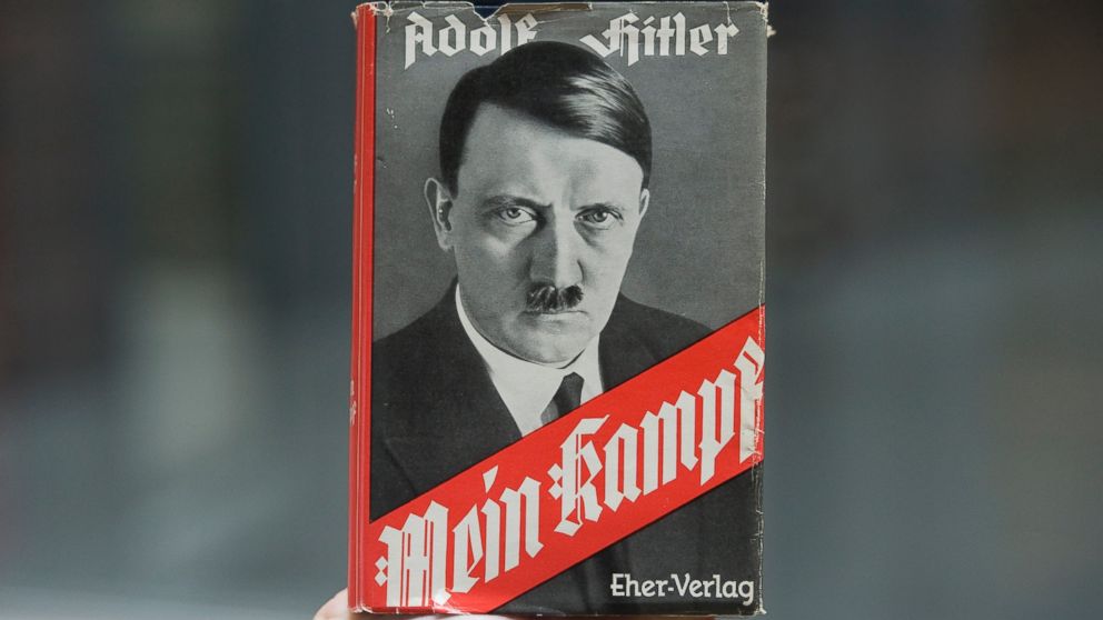 A copy of Mein Kampf is seen in this April 23, 2012 file photo.