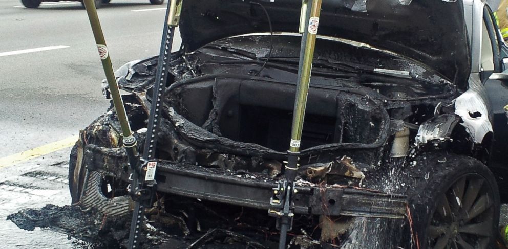 Get Tesla Car Fire Korea Images