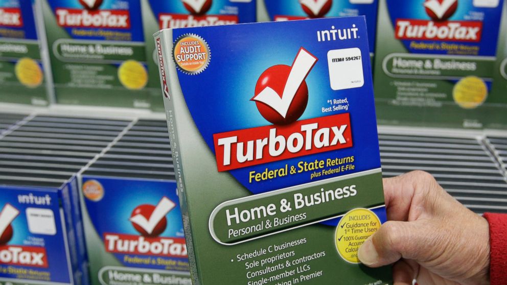 A customer looks at a copy of TurboTax on sale at Costco in Mountain View, Calif., In this Jan. 24, 2013 file photo. 