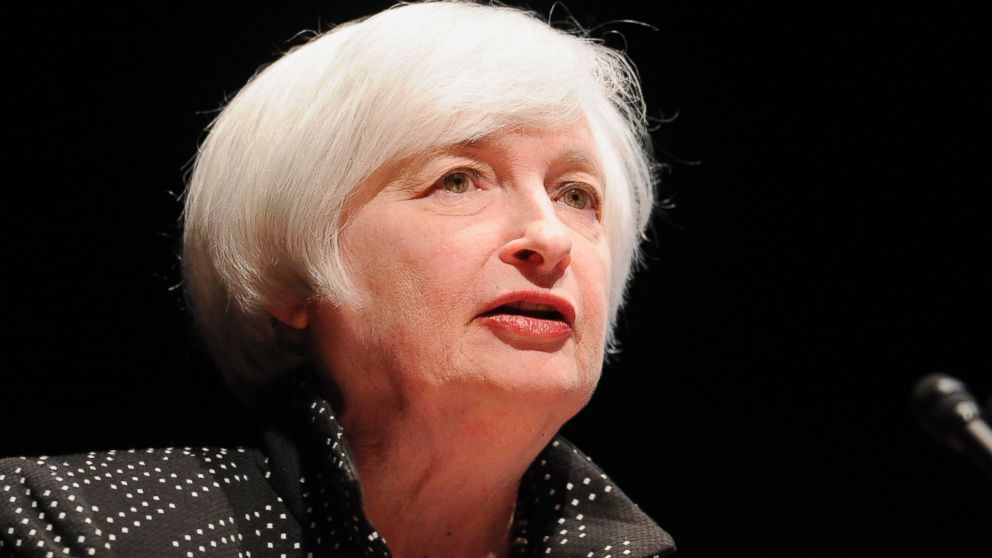 Federal Reserve Chair Janet Yellen speaks at the University of Massachusetts, Sept. 24, 2015, in Amherst, Mass.