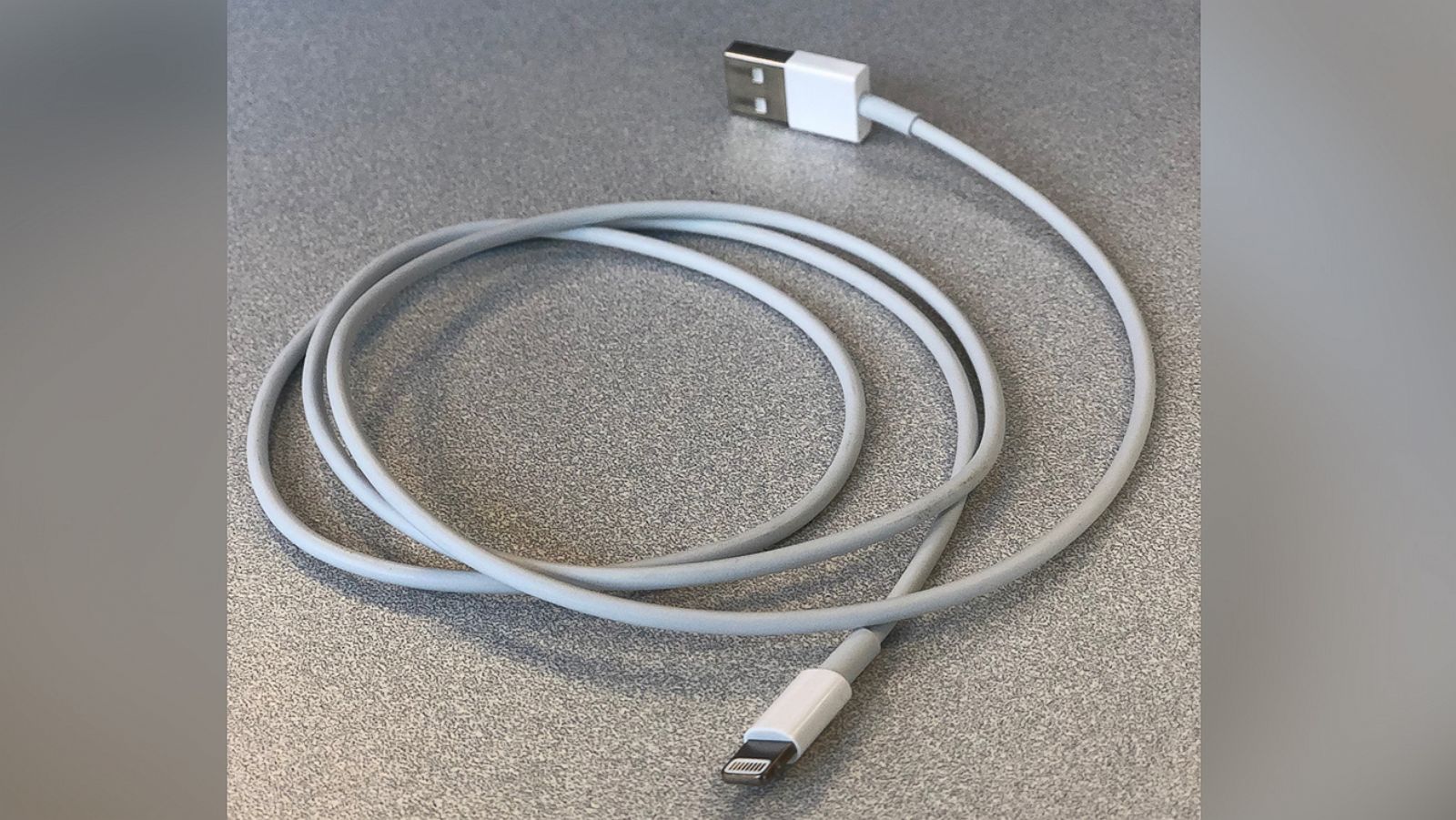 PHOTO: An Apple-certified phone cable is pictured here.
