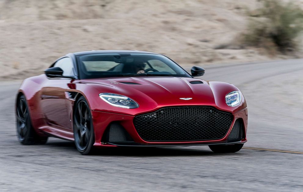 PHOTO: Aston Martin's flagship GT is the DBS Superleggera coupe and convertible. U.S. deliveries of the $300,000 car started in the third quarter of 2019.