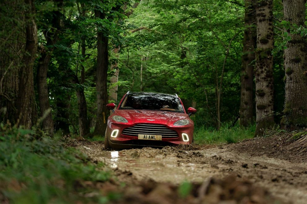 PHOTO: The DBX, Aston Martin's first SUV, has five drive modes including Terrain and Terrain+.