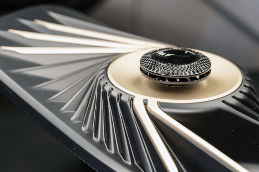 PHOTO: The key floats when it is placed in position, levitating between the front seats, according to Aston Martin. 