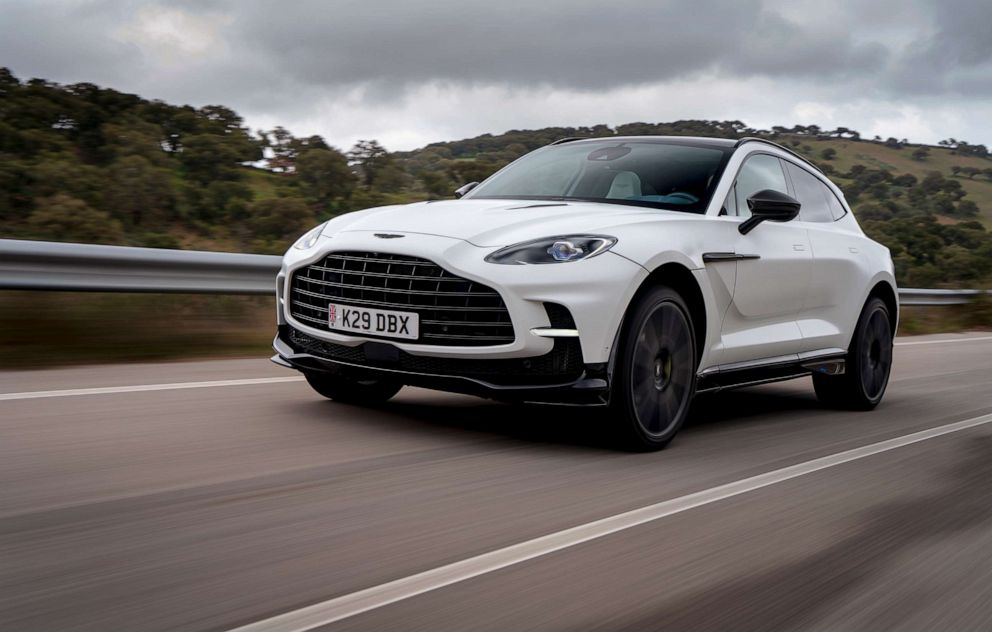 PHOTO: British automaker Aston Martin revealed its insanely fast DBX 707, an exclusive SUV designed to give a track-like experience.