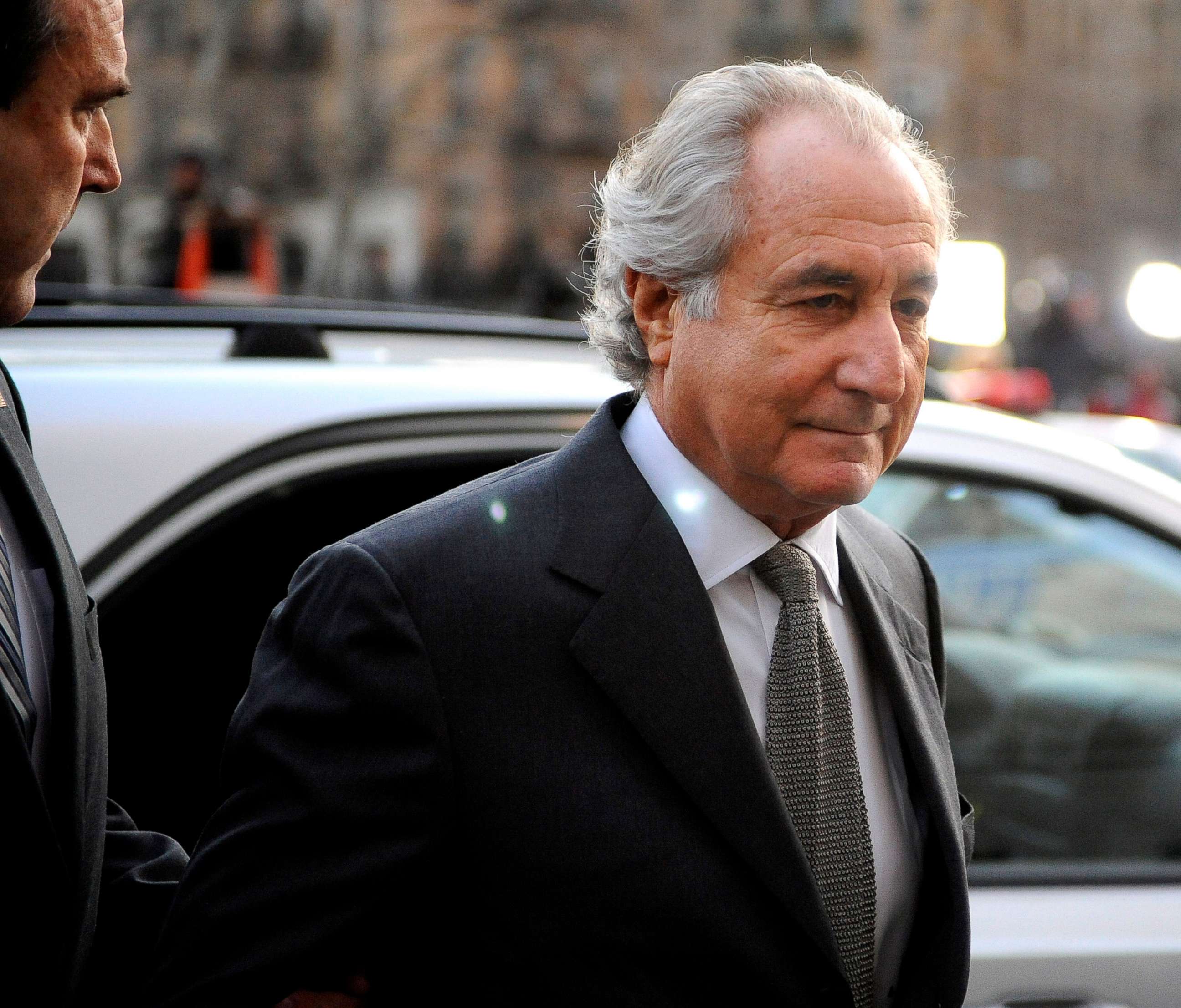 PHOTO: In this March 12, 2009, file photo, Bernard Madoff arrives at Manhattan Federal court in New York.