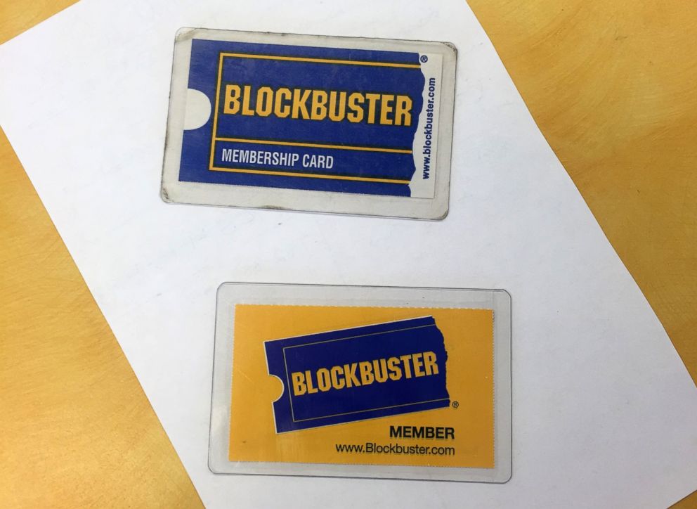 PHOTO: Membership cards at the last Blockbuster store in the world, in Bend, Oregon.