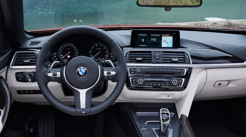 PHOTO:  The dashboard of BMW's 4 Series is made from SensaTec, an upholstery manufactured from recycled materials and wool and dyed with plant-based coloring. 
