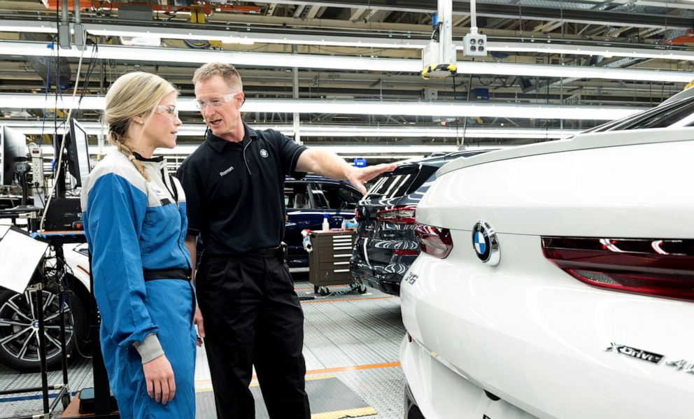 PHOTO: Russell Roman, a senior engineer at BMW, was one of the first employees to be hired at the plant.