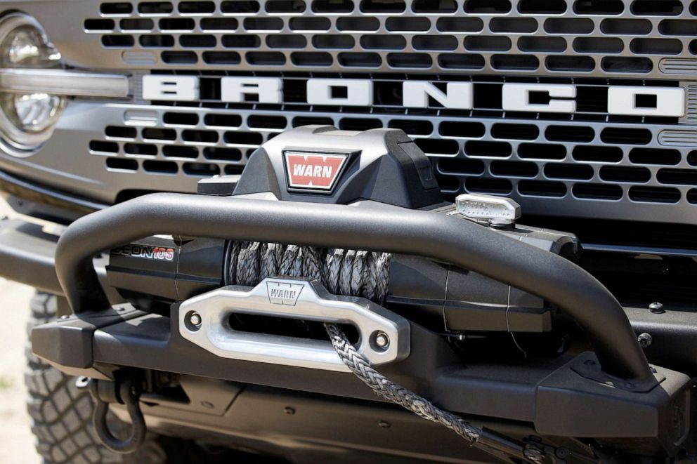 PHOTO: Bronco customers can easily spend thousands of dollars on accessories like a winch.