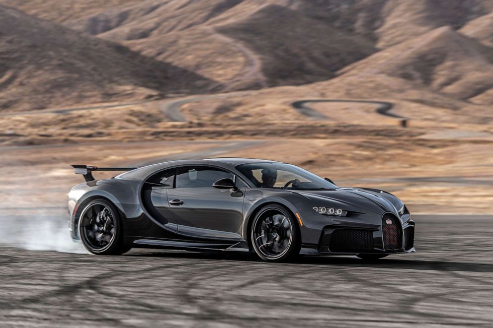 PHOTO: The Bugatti Chiron Pur Sport's 16-cylinder engine produces nearly 1,500 horsepower. 