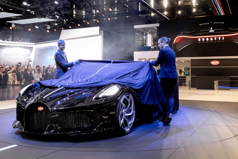 PHOTO: "La Voiture Noire" was unveiled at the Geneva Motor Show, March 5, 2019.